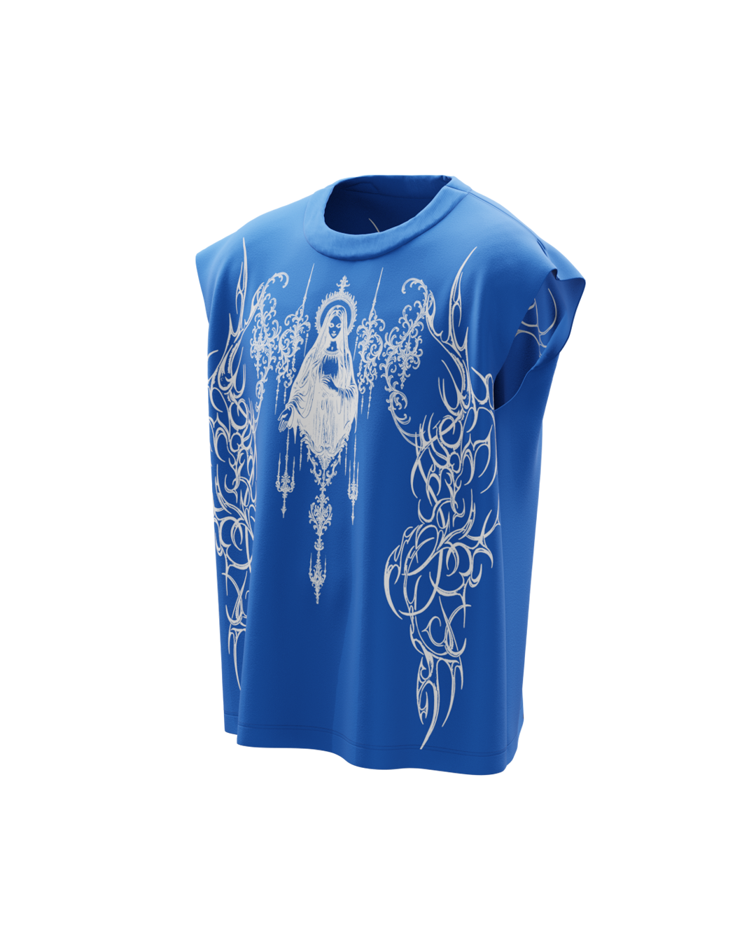 Lumina Royal Blue Boxy Unisex Vest