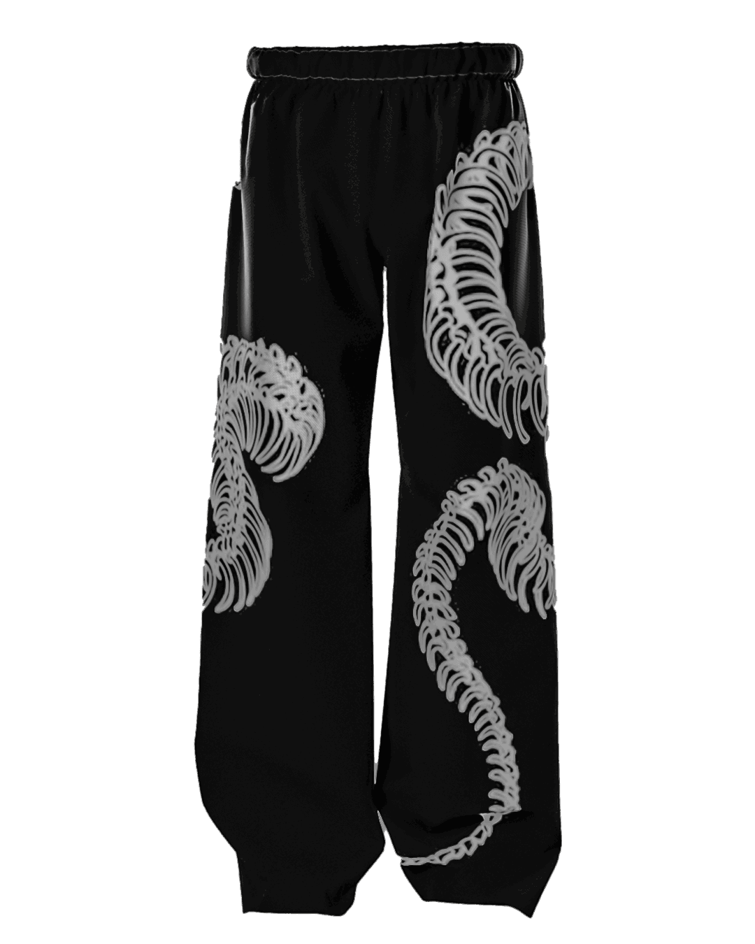 Hebi Unisex Baggy Straight Fit Pants - GENRAGE