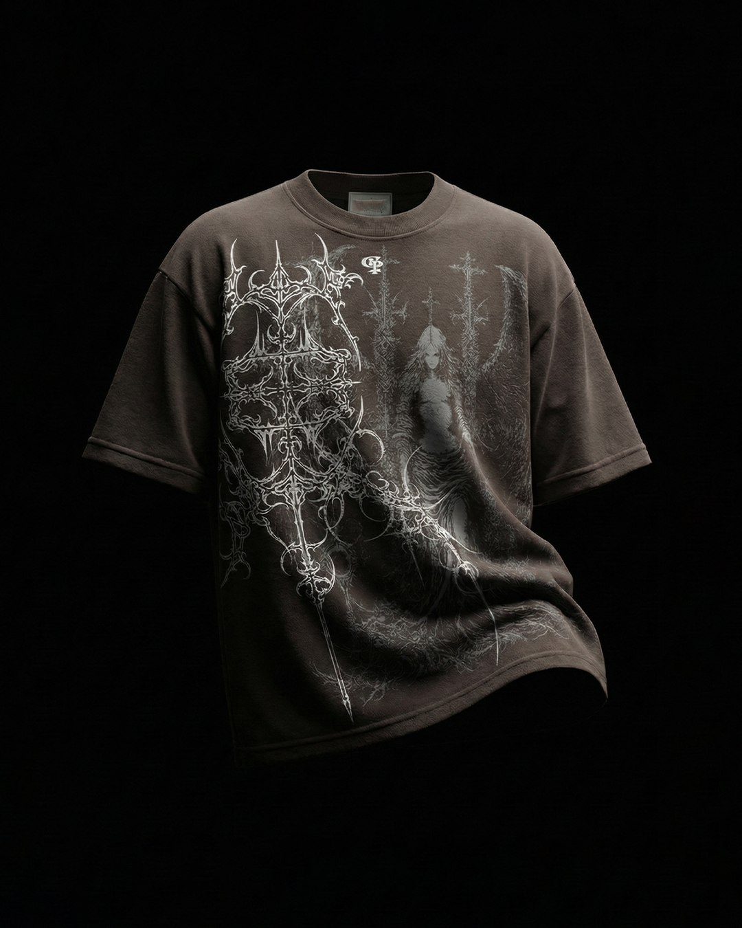 Astra Ash Brown Boxy Oversized Tshirt