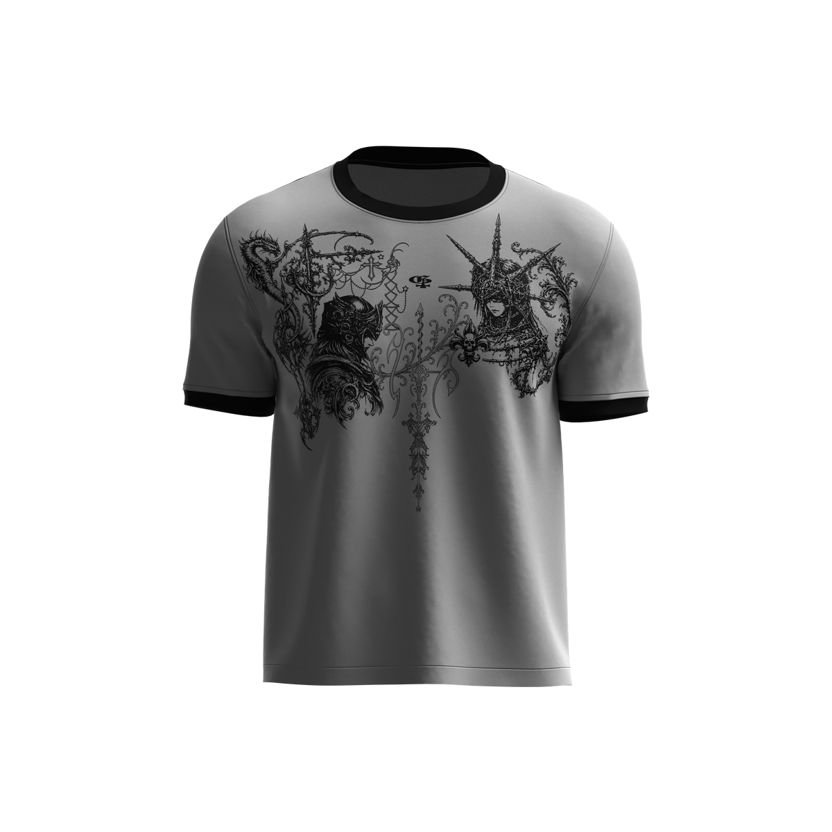 Fate Grey Ringer Tshirt