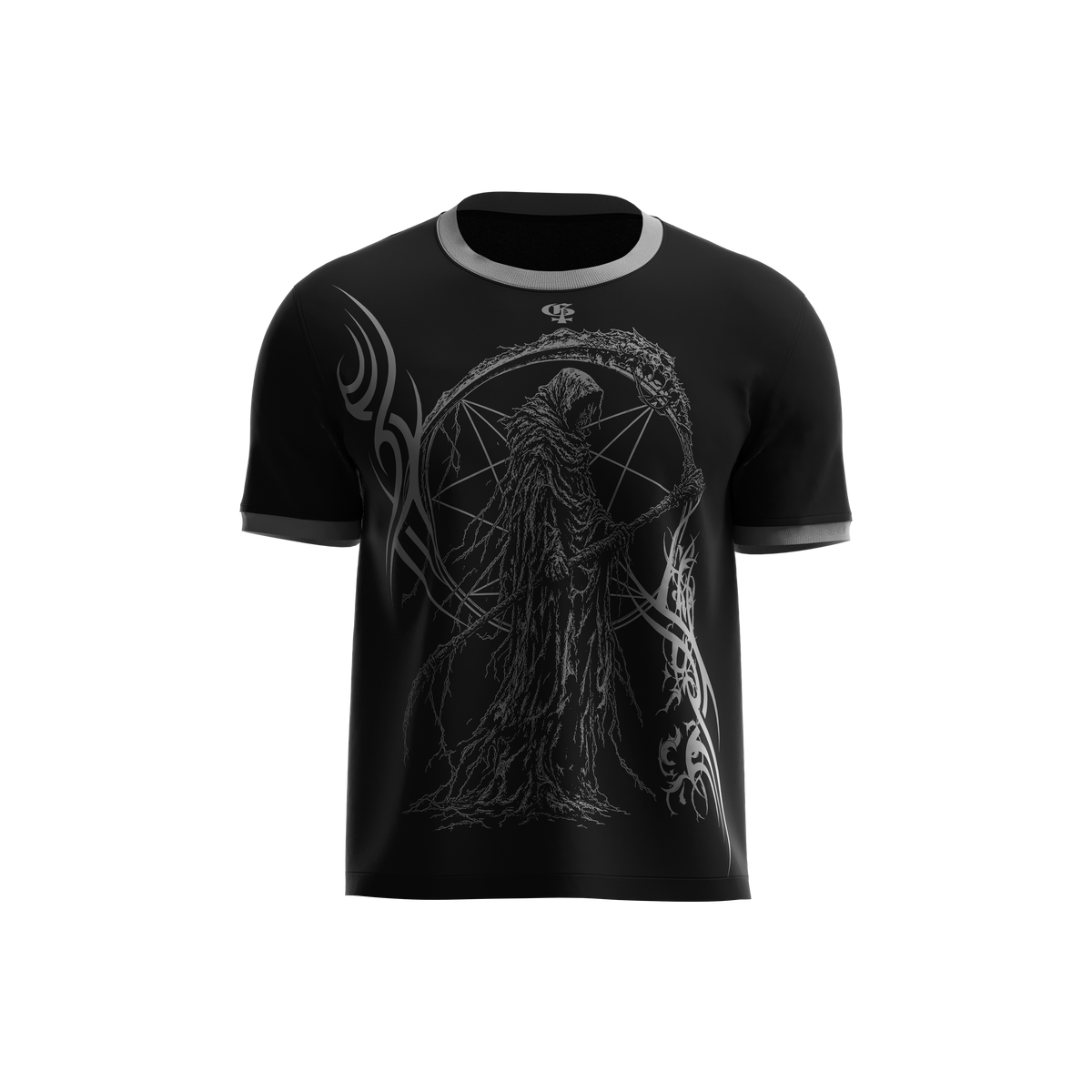 Agony Black Ringer Tshirt