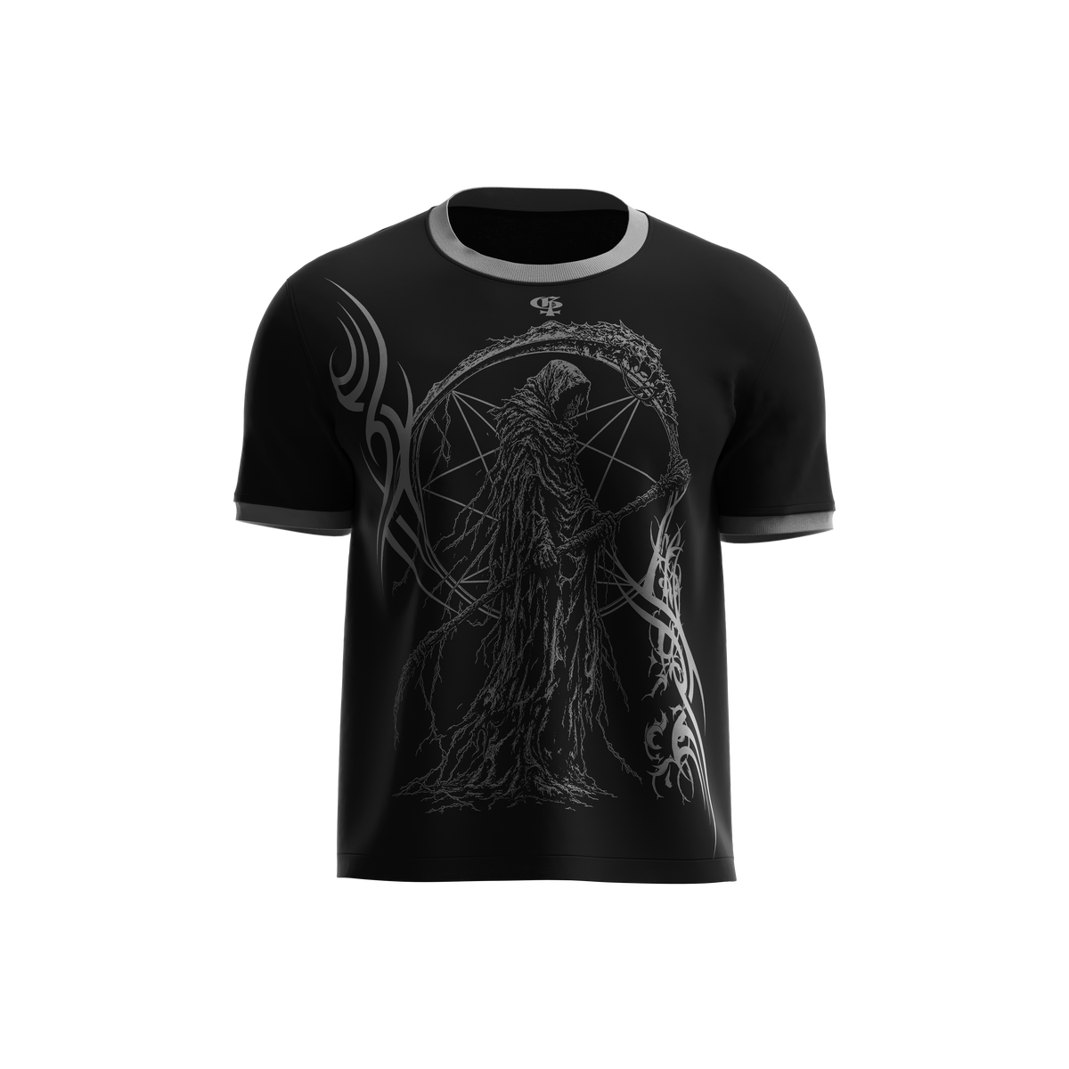 Agony Black Ringer Tshirt