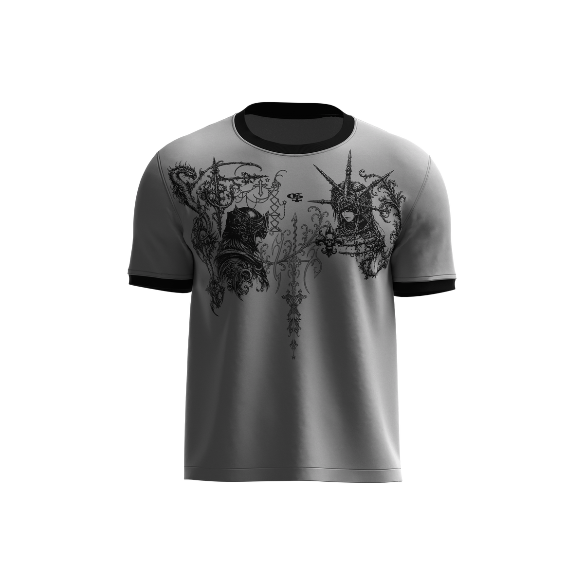 Fate Grey Ringer Tshirt