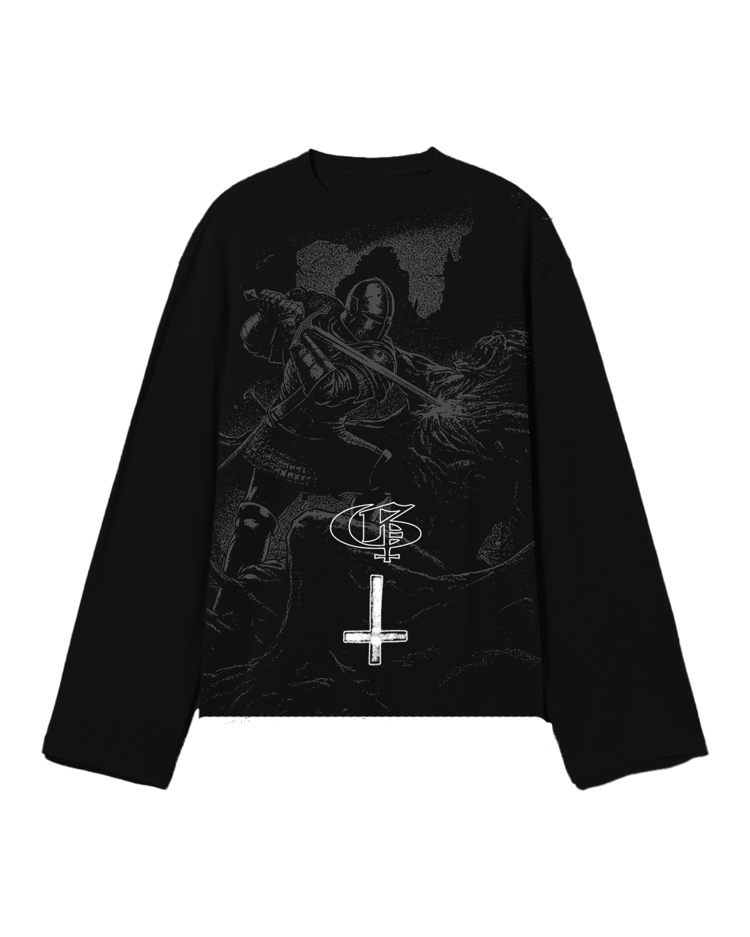 Uzi Black Full Sleeve T Shirt