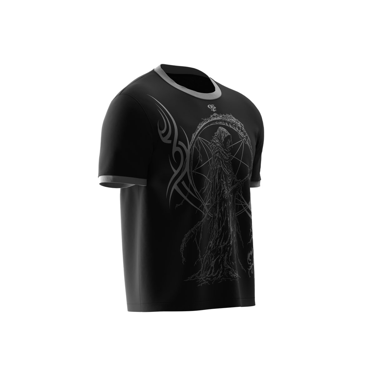 Agony Black Ringer Tshirt