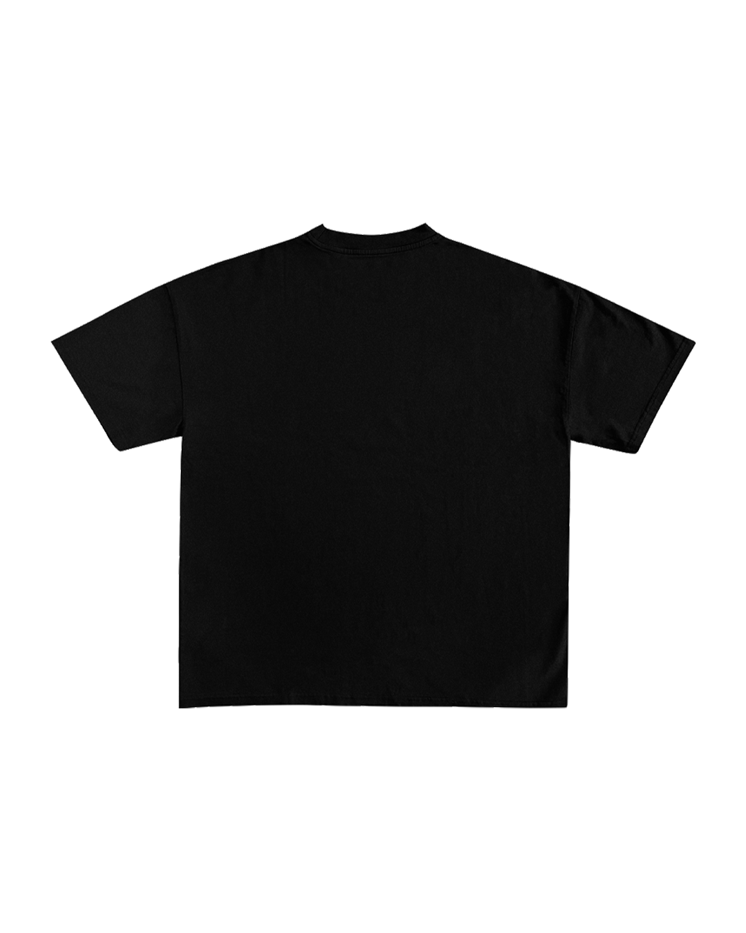 Basic Black Boxy Genrage Oversized Tshirt