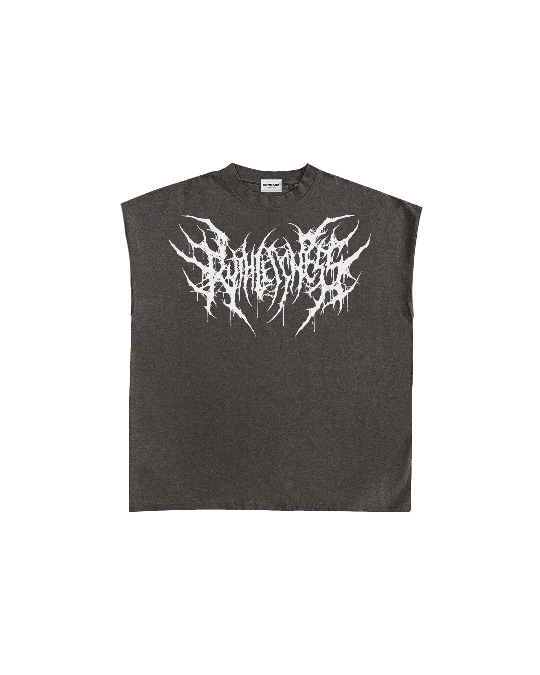 Ruthless Dark Grey Unisex Boxy Vest