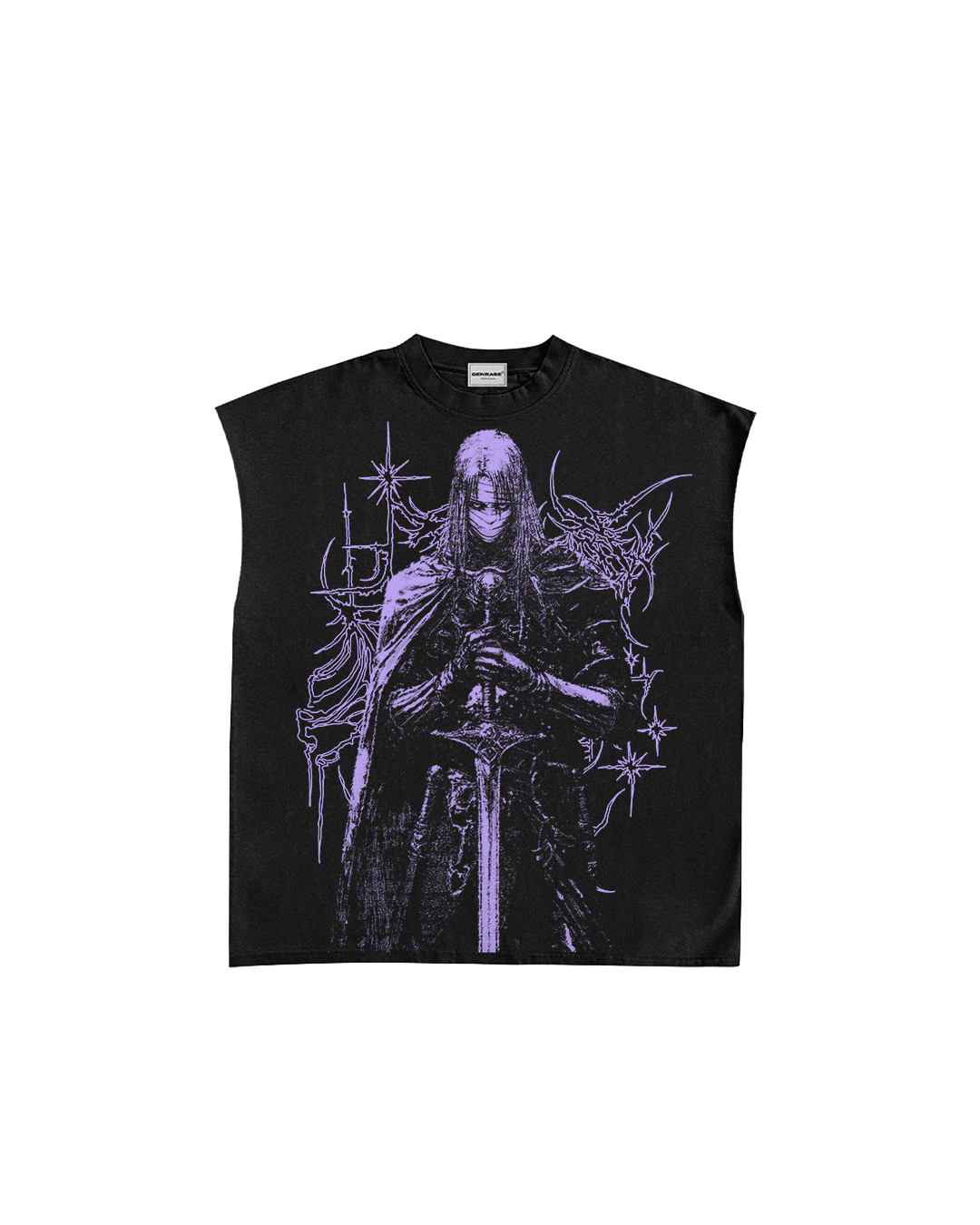 Dissect Black Boxy Unisex Vest