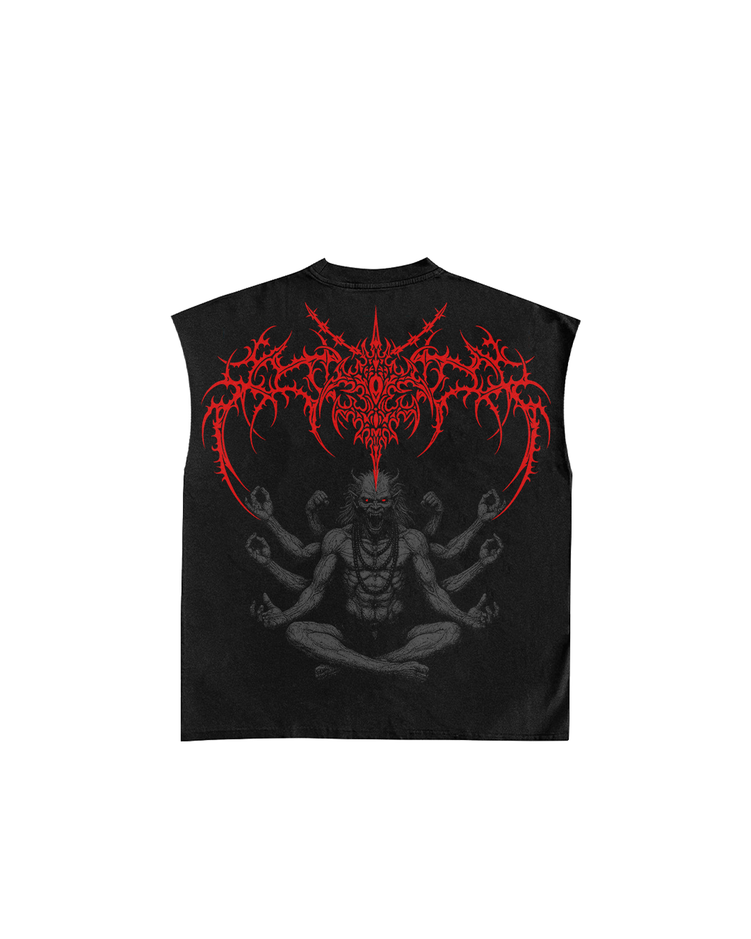 Heretic Black Boxy Unisex Vest