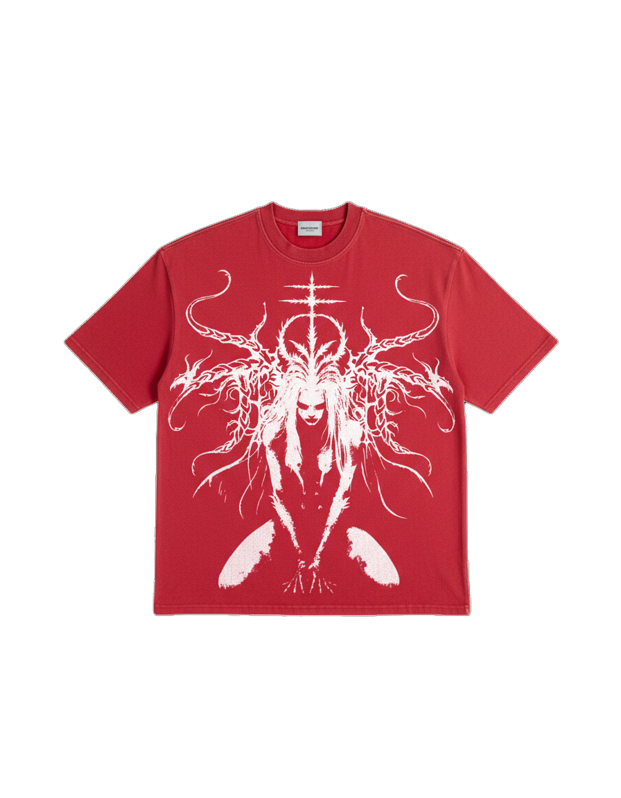 Relic Red Boxy Oversized Tshirt