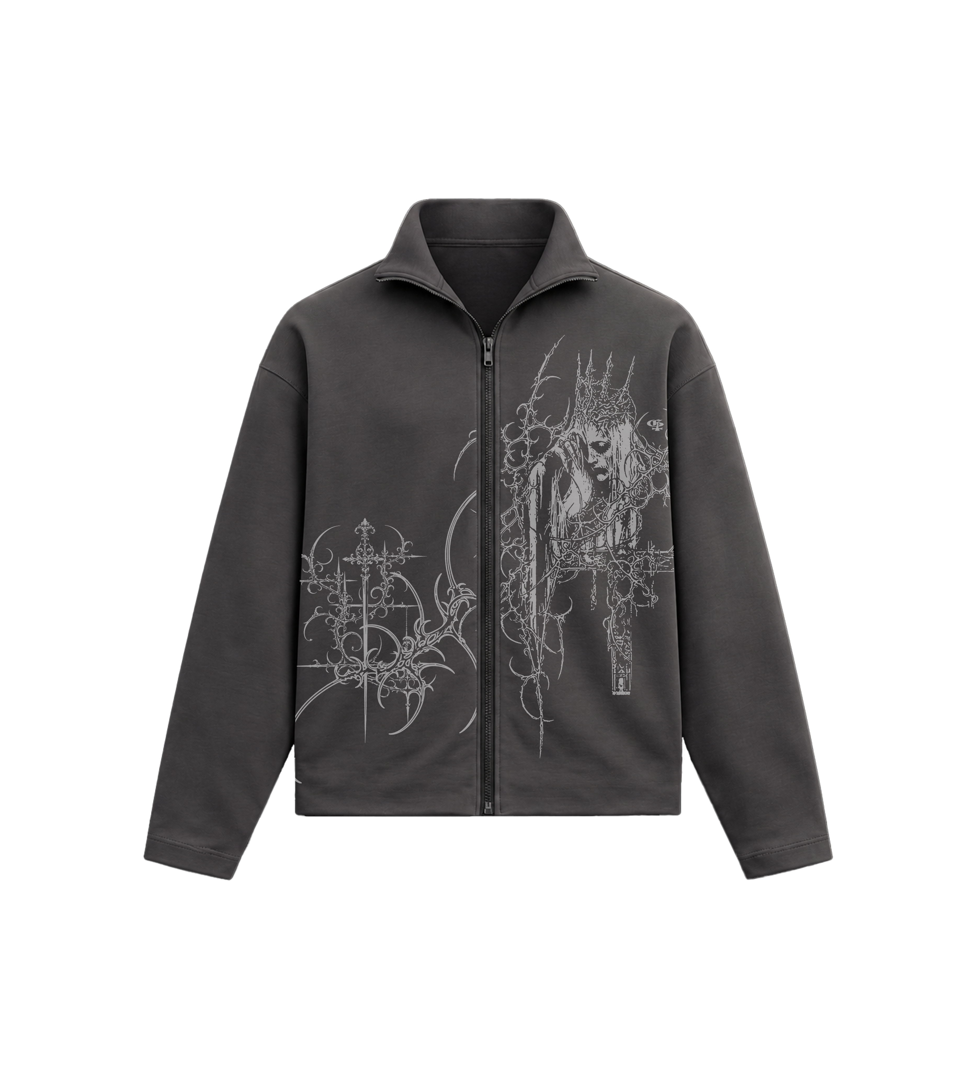 Monarch Dark Grey Boxy Jacket