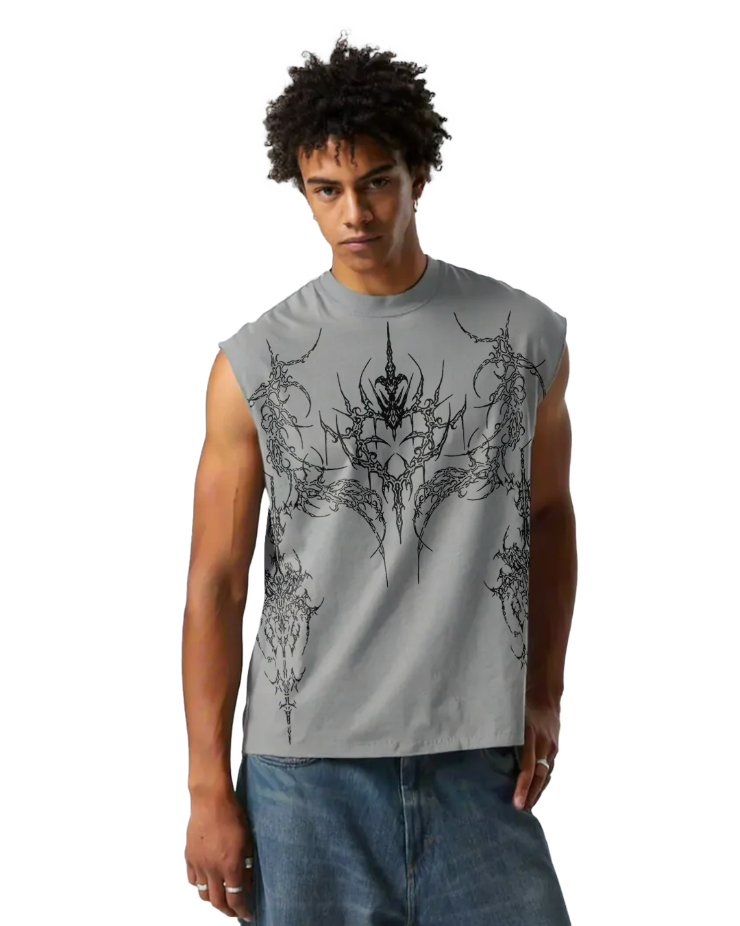 Ash Demon Unisex Boxy Vest