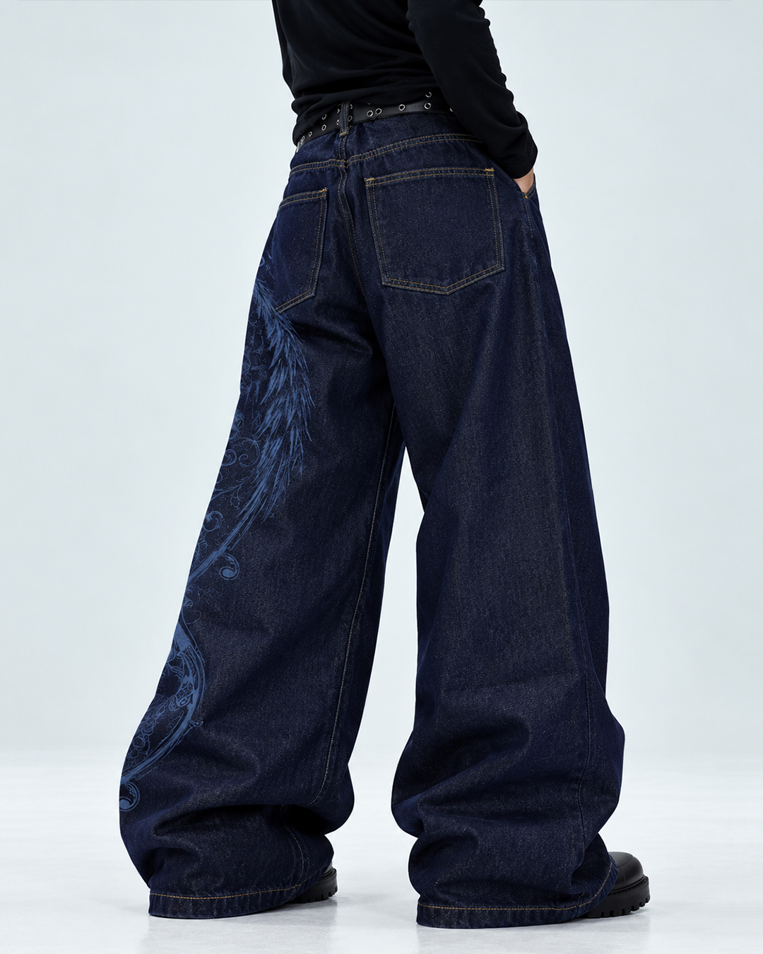 Mia Blue Baggy Raw Denim