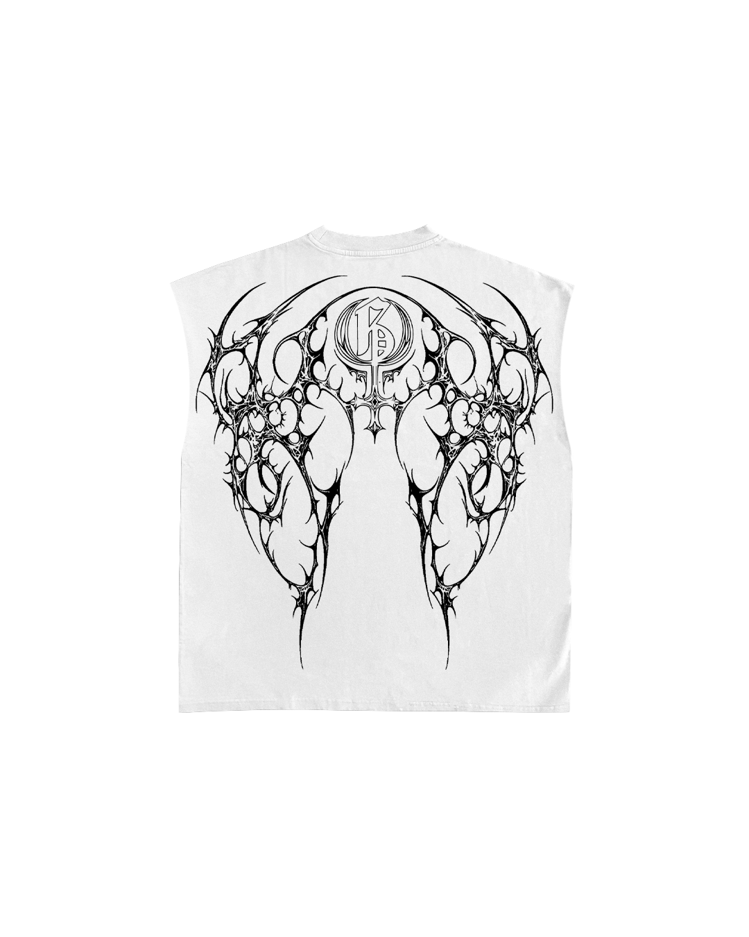 White Ruthless Boxy Vest