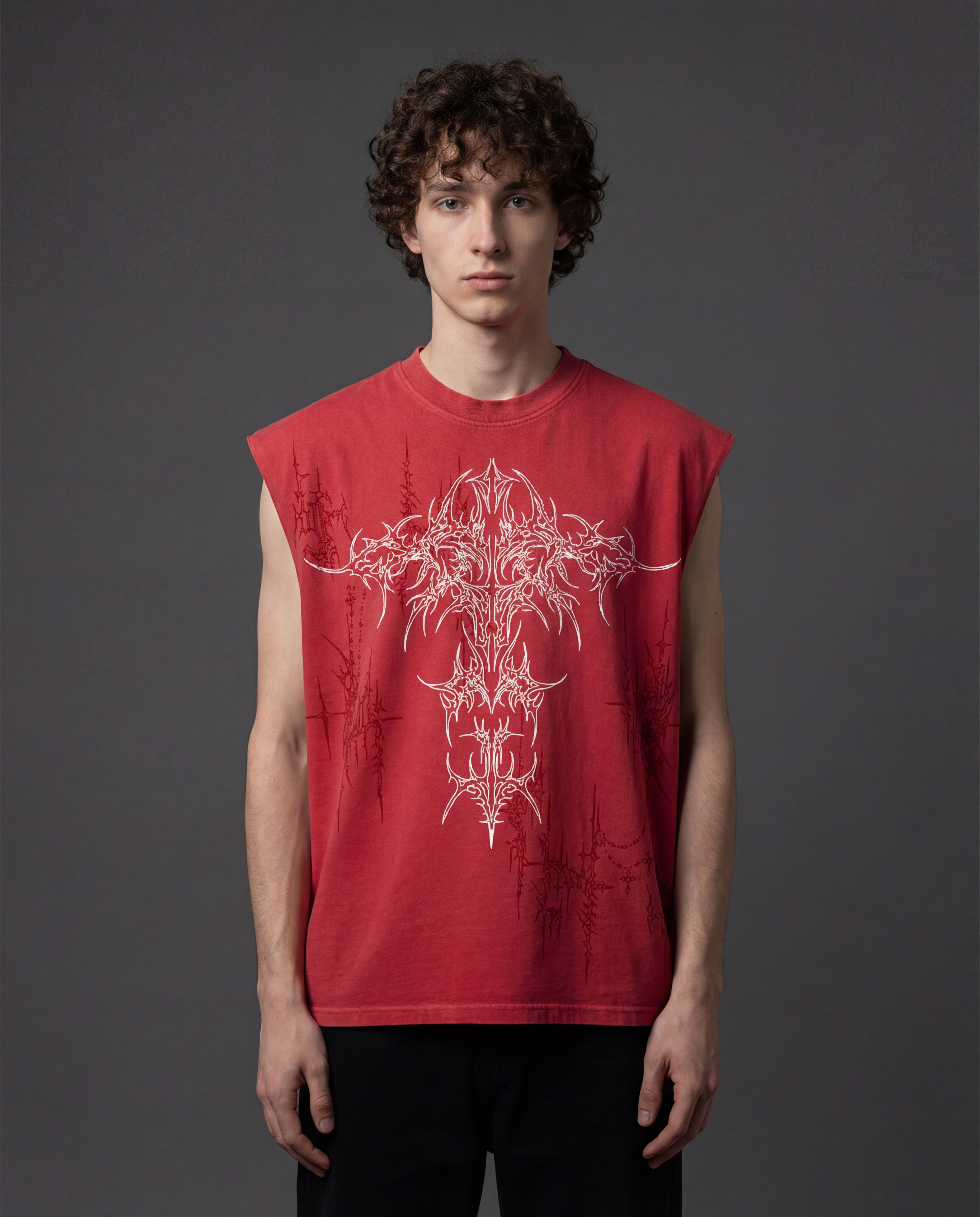 Apocalypse Red Boxy Unisex Vest
