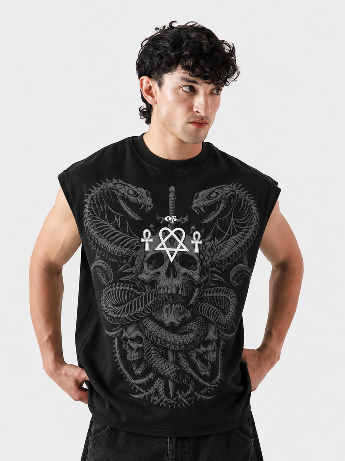 Slither Black Vest