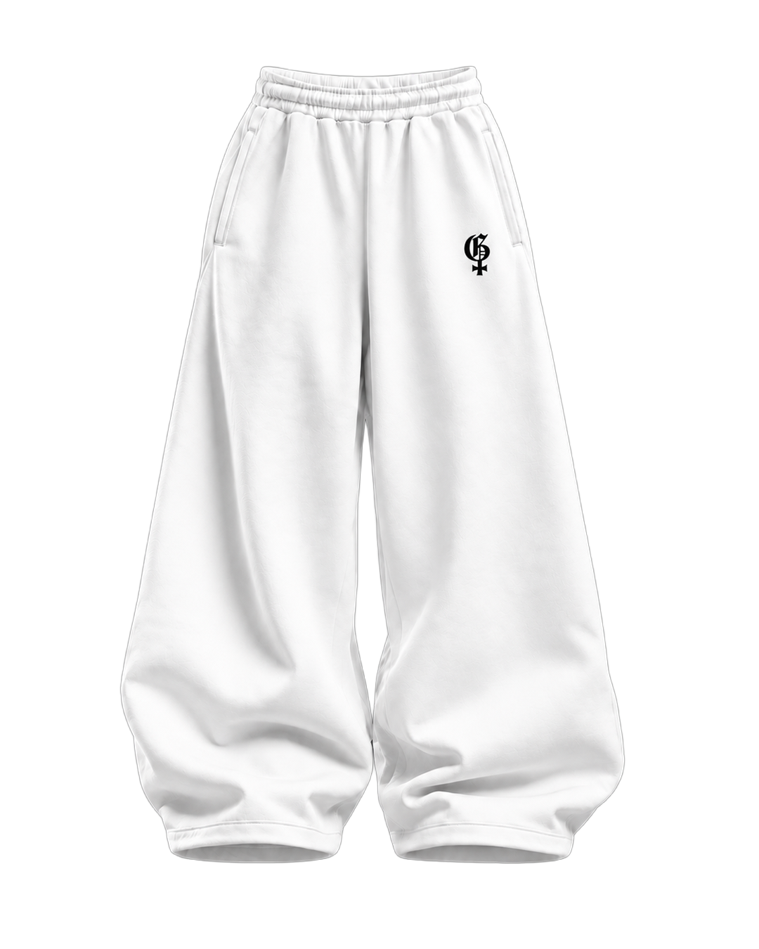 Genrage White Balloon Pants