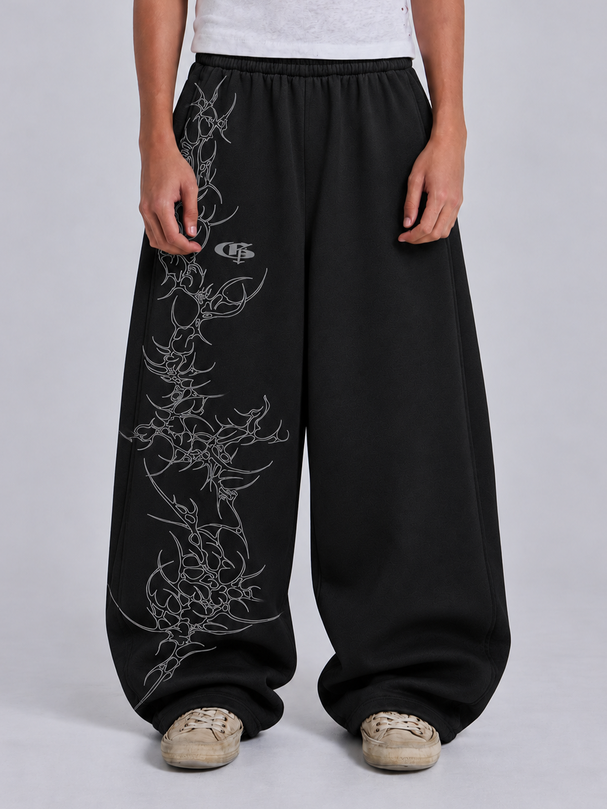 Xyden Black Baggy Pants