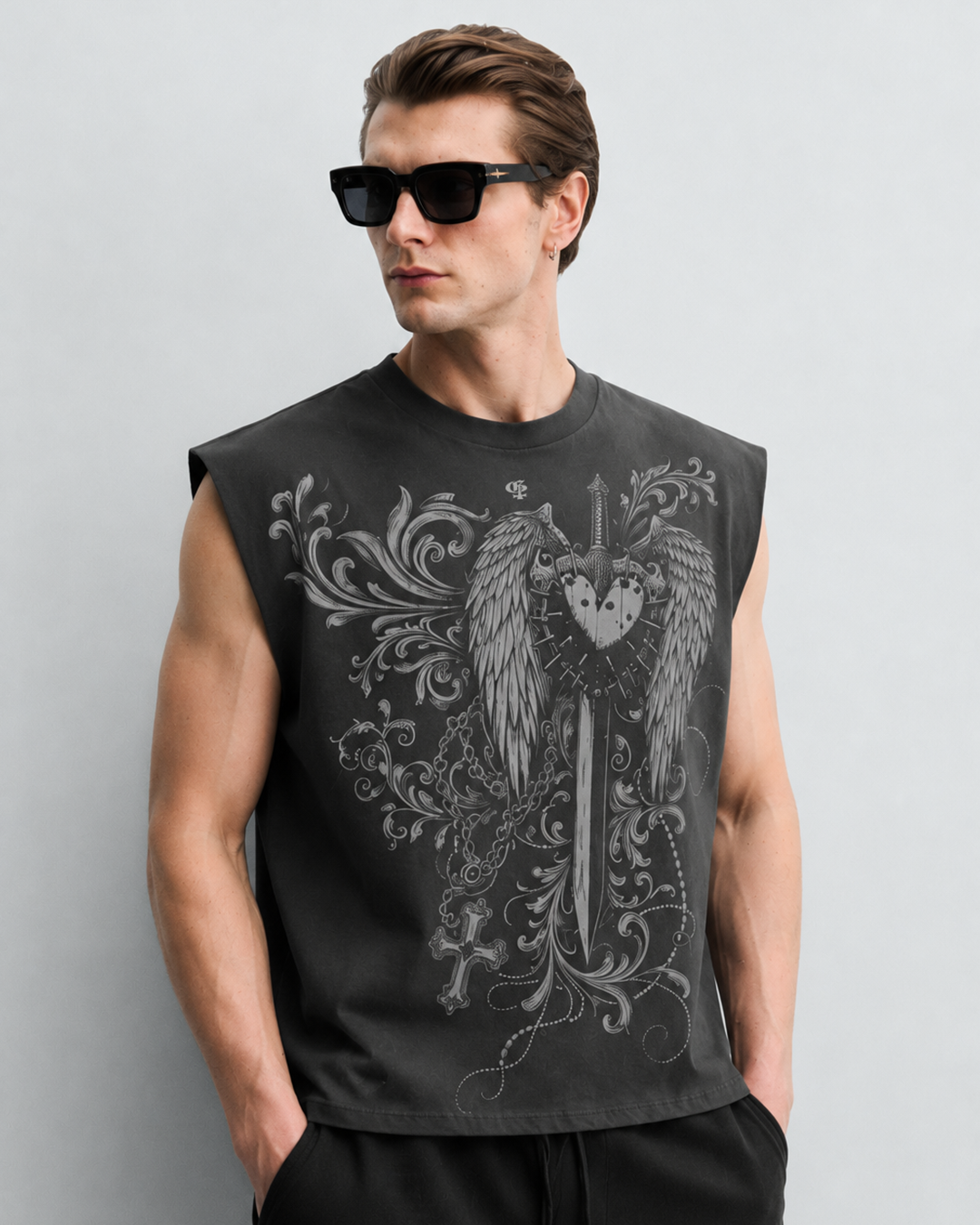 Dagger Dark Grey Vest