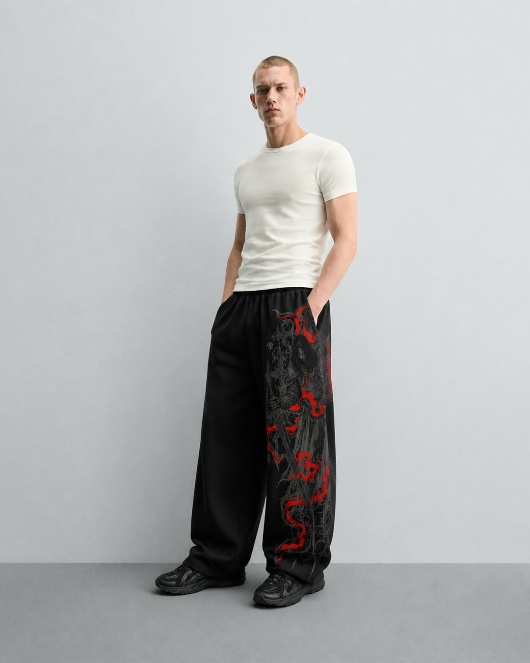 Ignite Black Baggy Pants