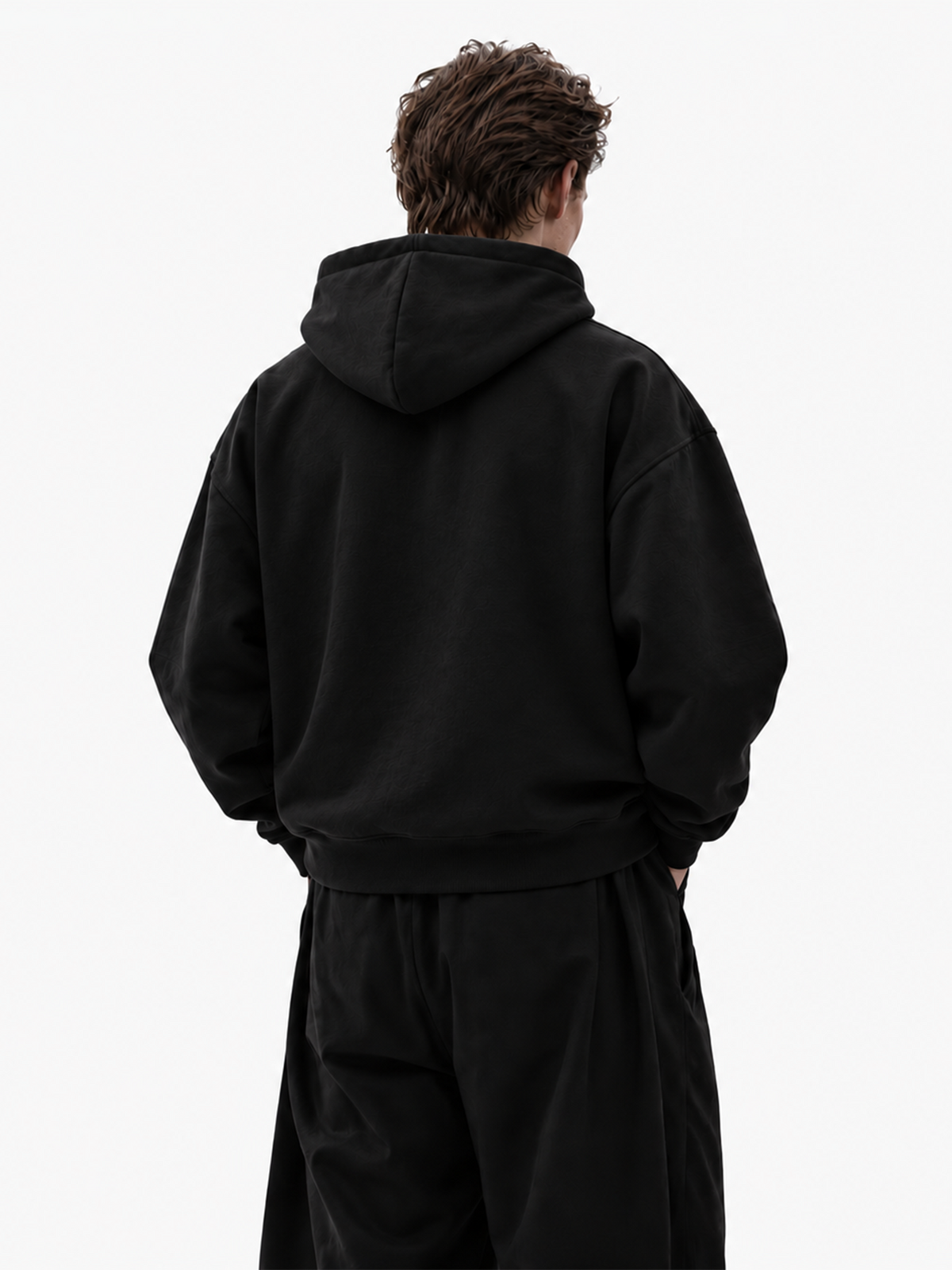 Thesis Black Zipper Hoodie