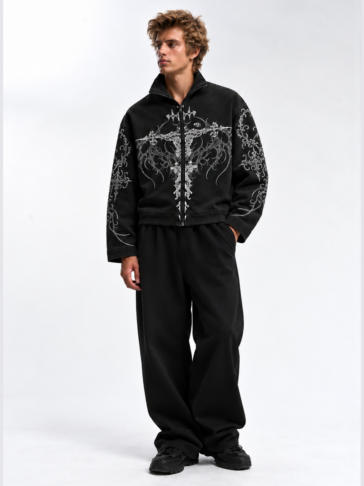 Devour Black Boxy Jacket