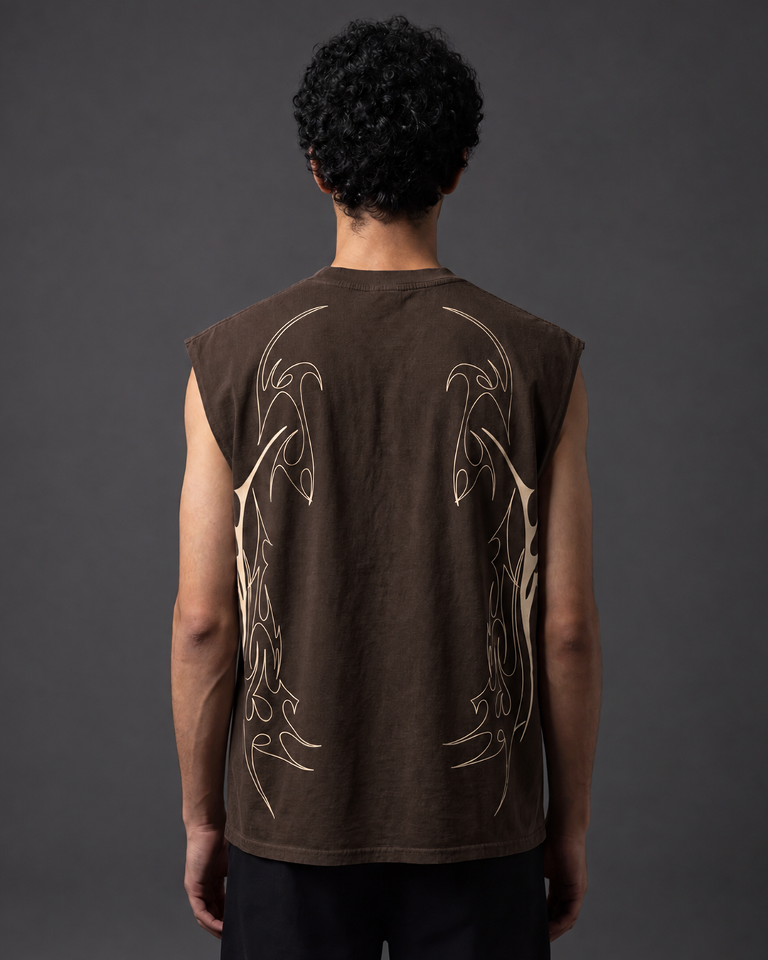Brown Cipher Vest