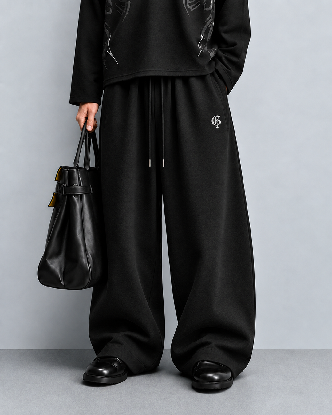 Basic Black Baggy Pants