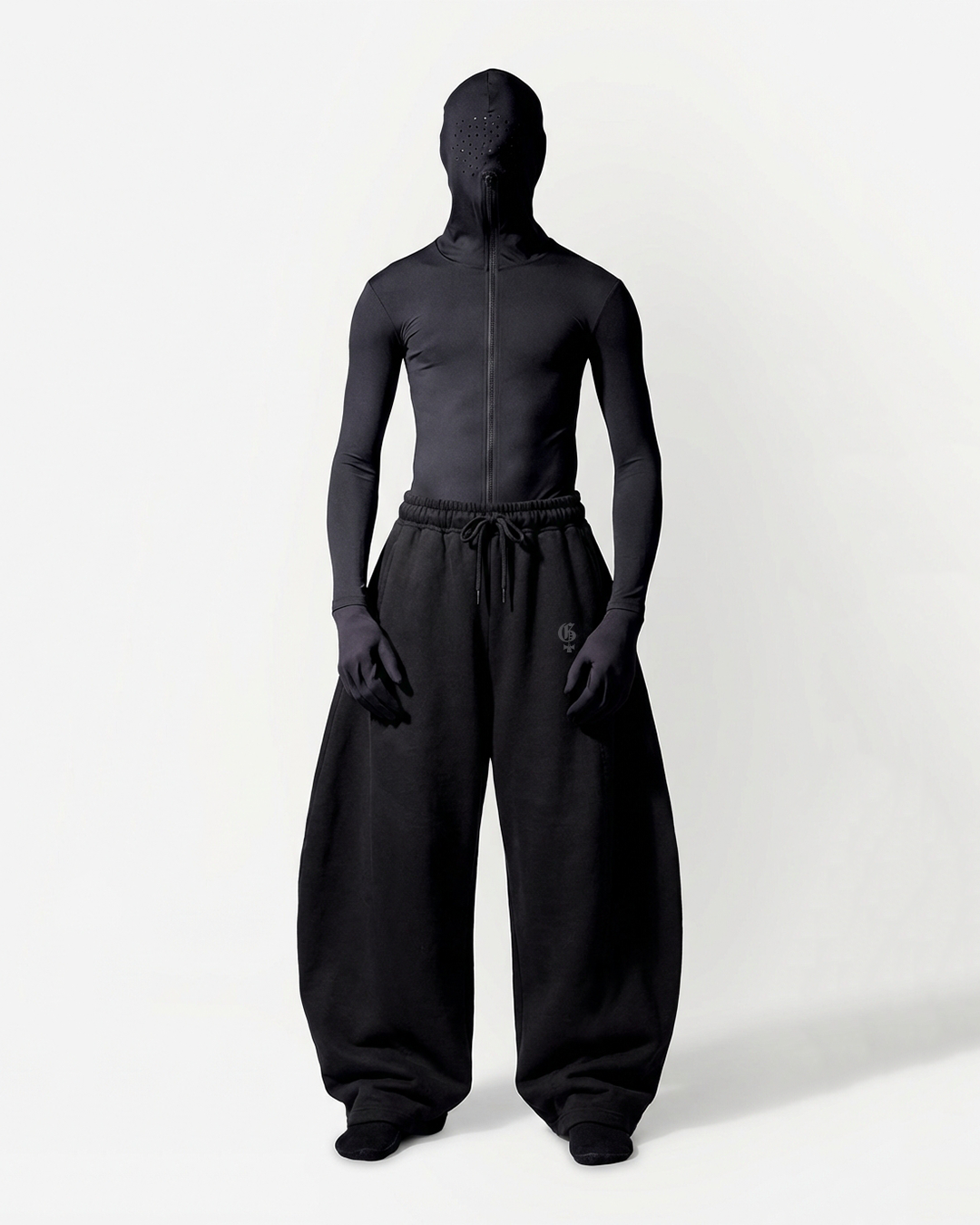 Genrage Black Balloon Supper Baggy Pants