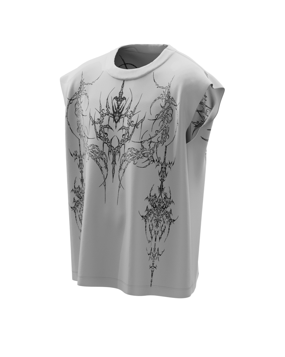 Ash Demon Unisex Boxy Vest