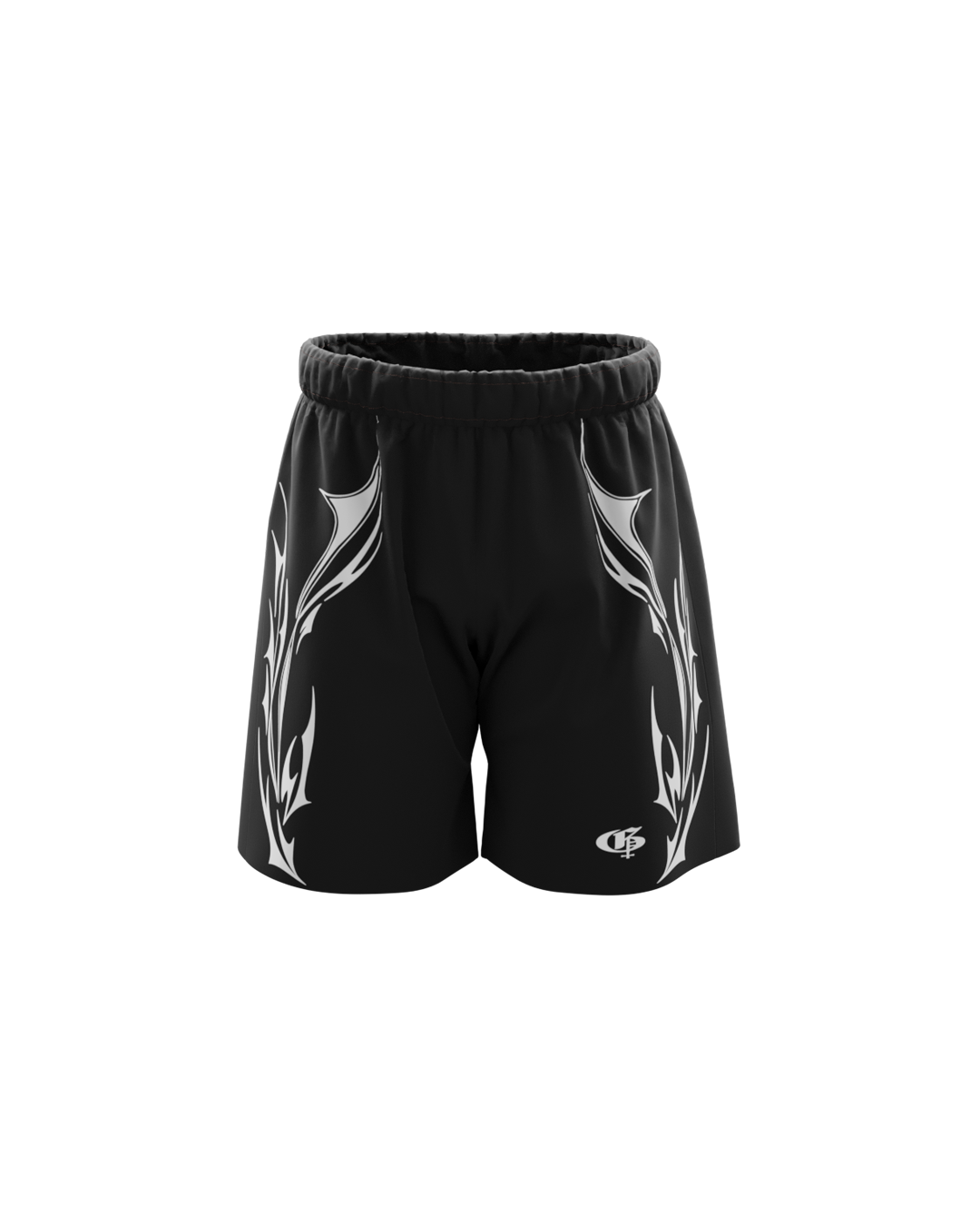 Blade Black Unisex Shorts