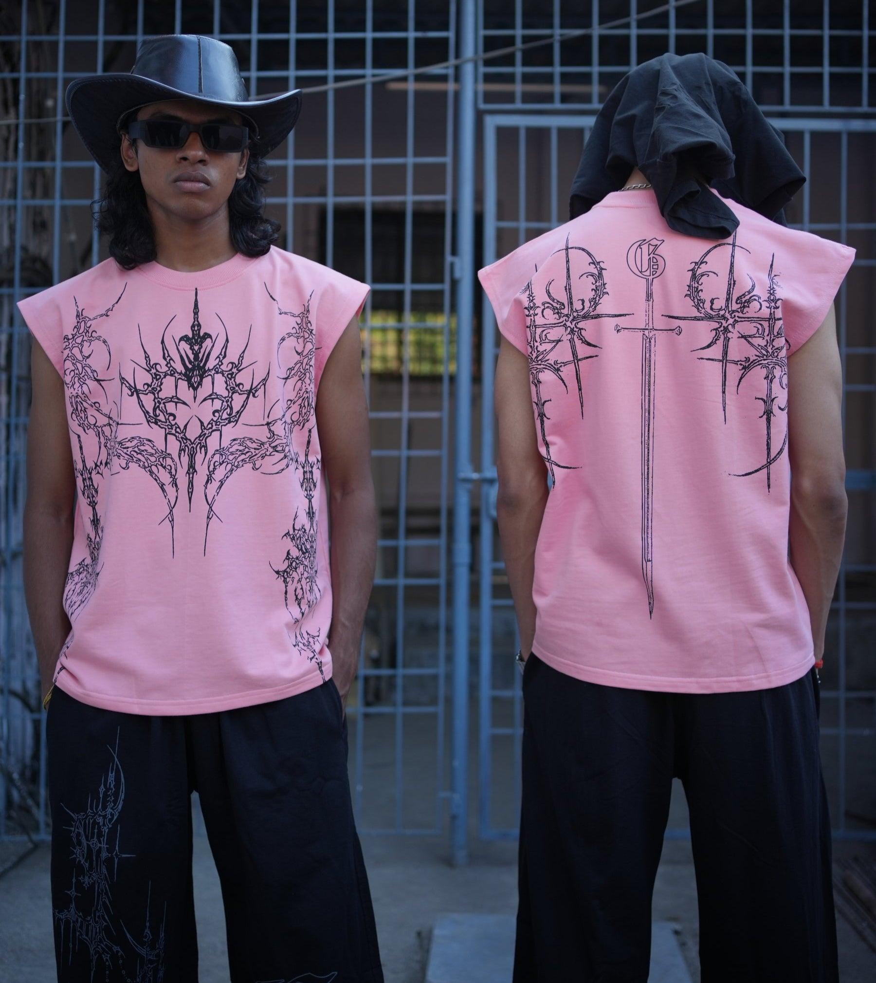 Demon Coral Unisex Boxy Vest