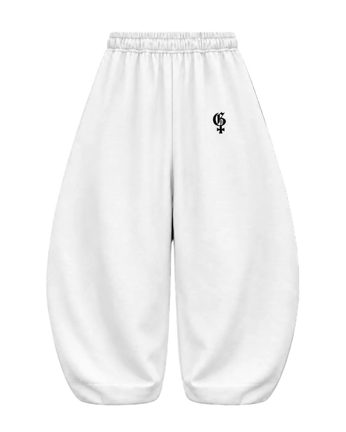Genrage White Balloon Pants