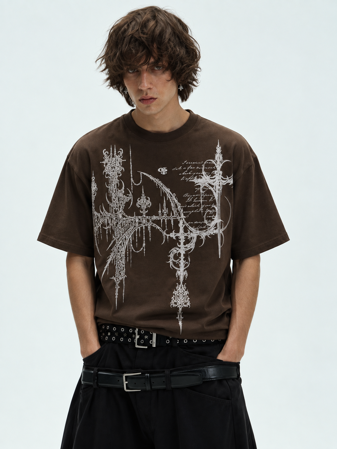 Ivory Dark Brown Tshirt