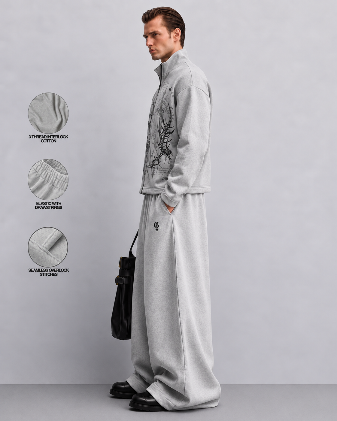 Genrage Grey Balloon Pants