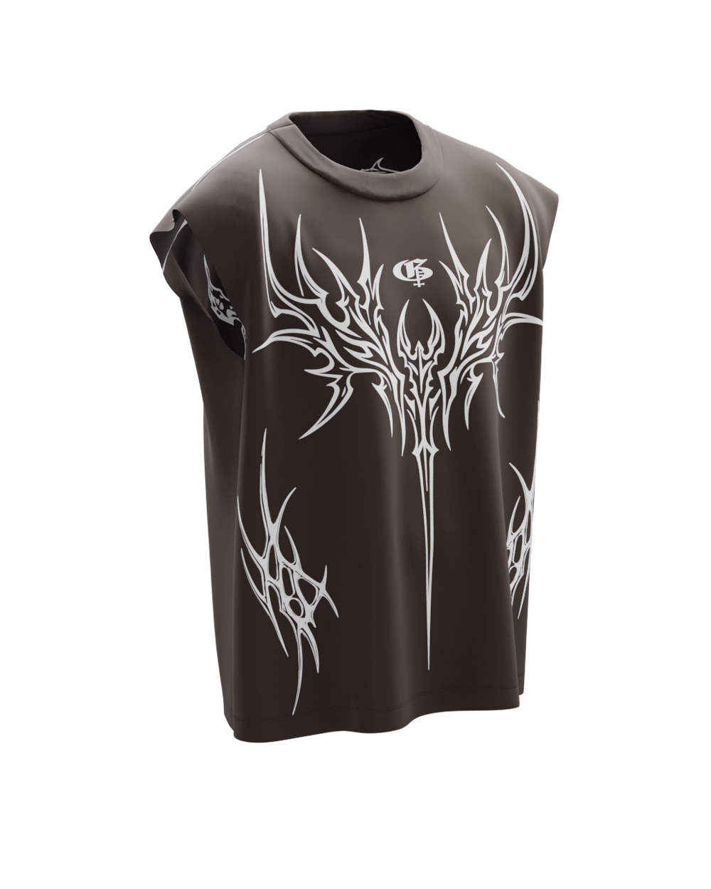 Corpse Brown Unisex Boxy Vest