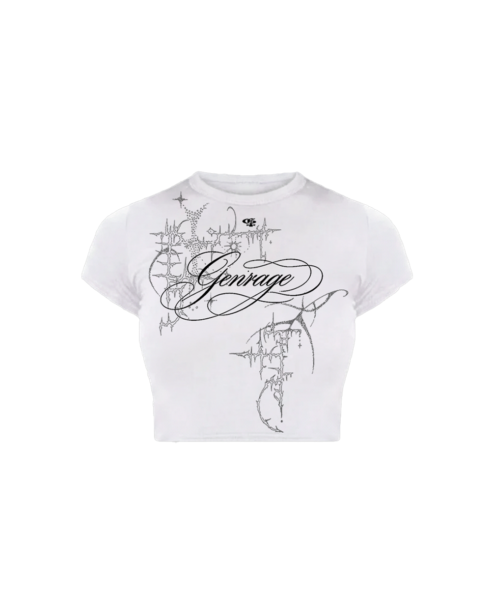 Cursive Women's Baby Tee
