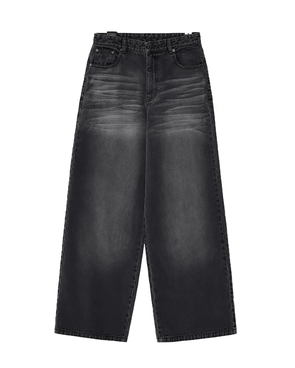 Diablo Vintage Washed Baggy Jeans