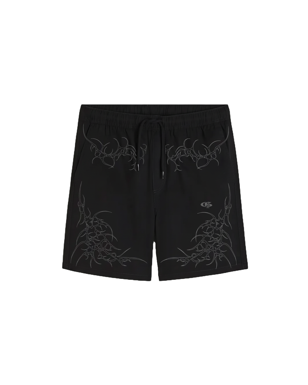 Drift Black Unisex Shorts