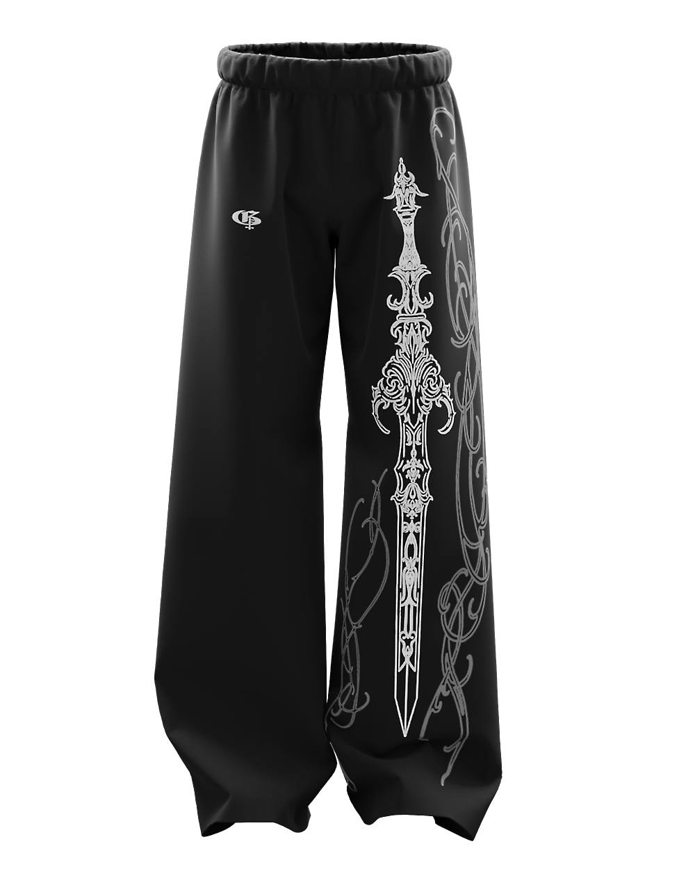 Sword Unisex Straight Fit Baggy Pants