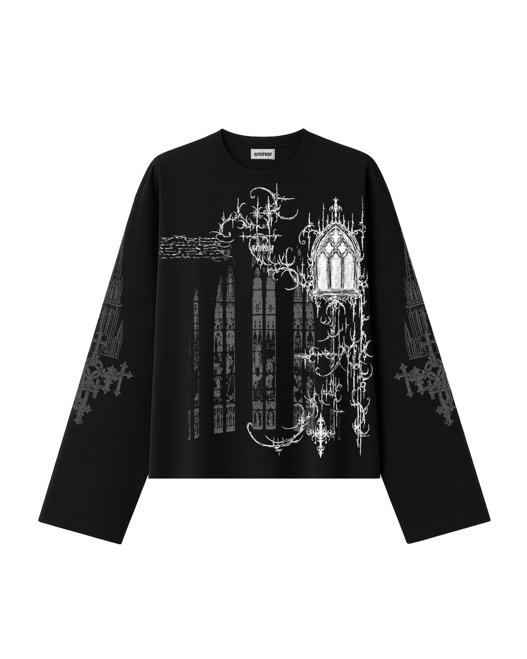 Faith Black Full Sleeve T Shirt