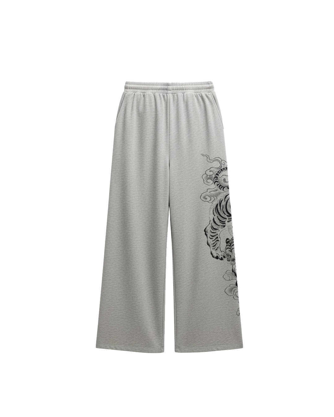 Grawl Grey Unisex Straight Fit Baggy Pants