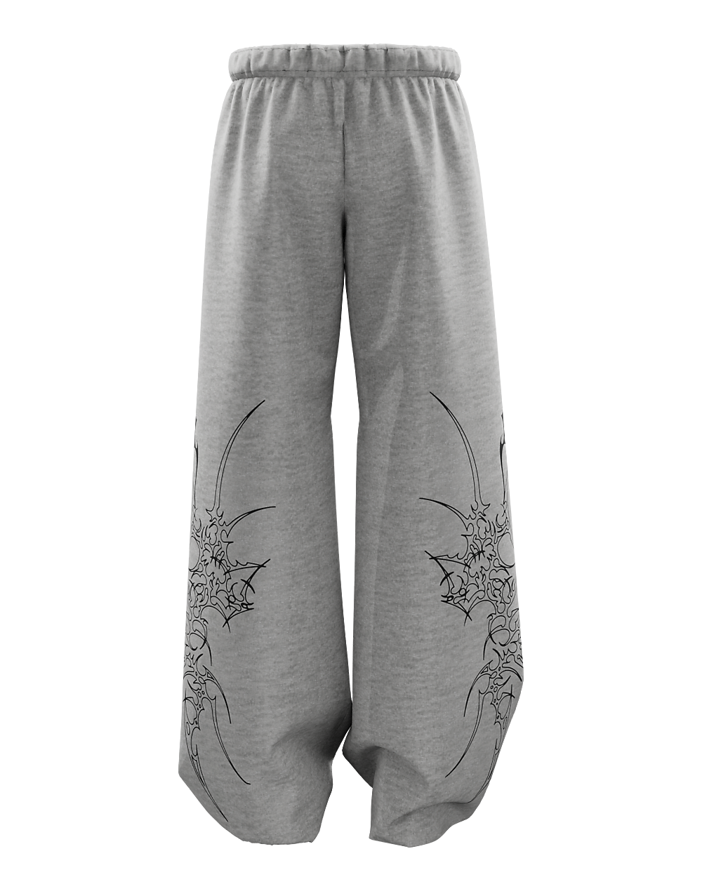 Greysigil Melange Unisex Straight Fit Baggy Pants