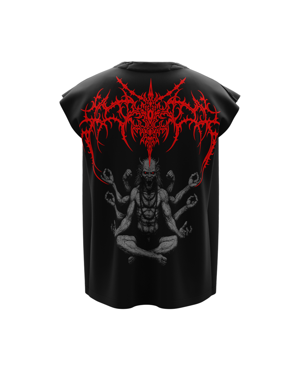 Heretic Black Boxy Unisex Vest