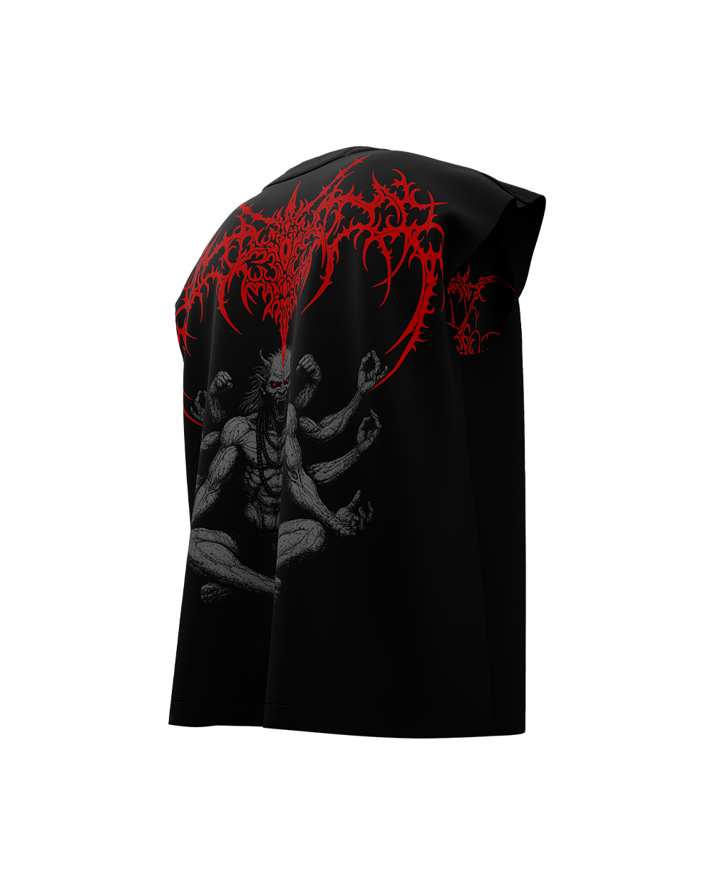 Heretic Black Boxy Unisex Vest