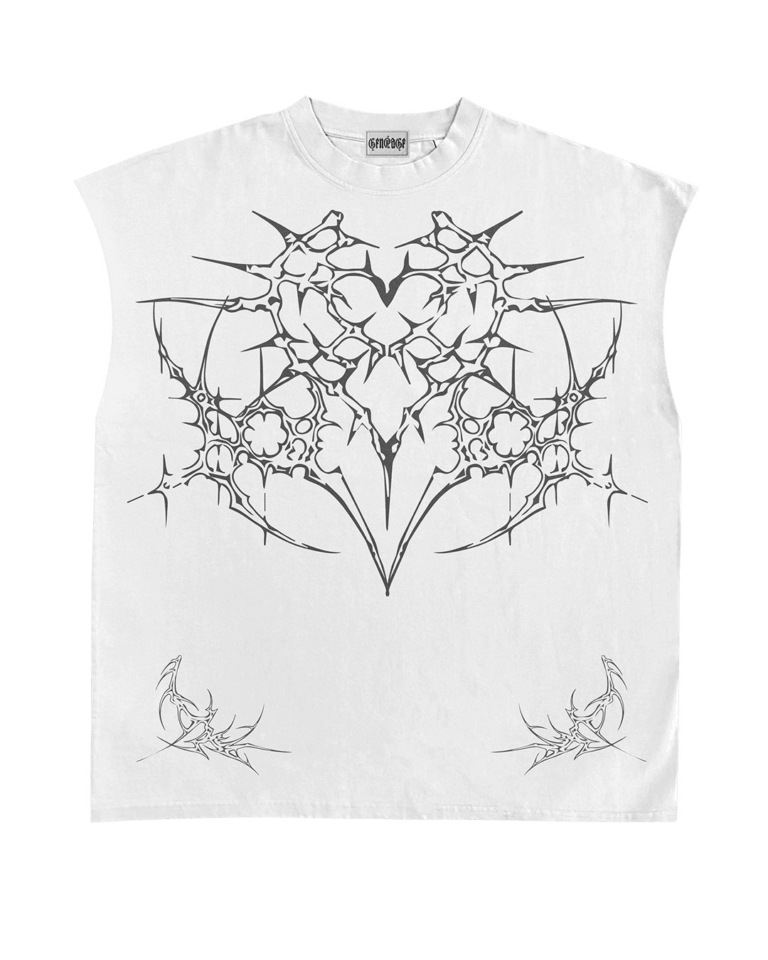 Kyron White Boxy Vest