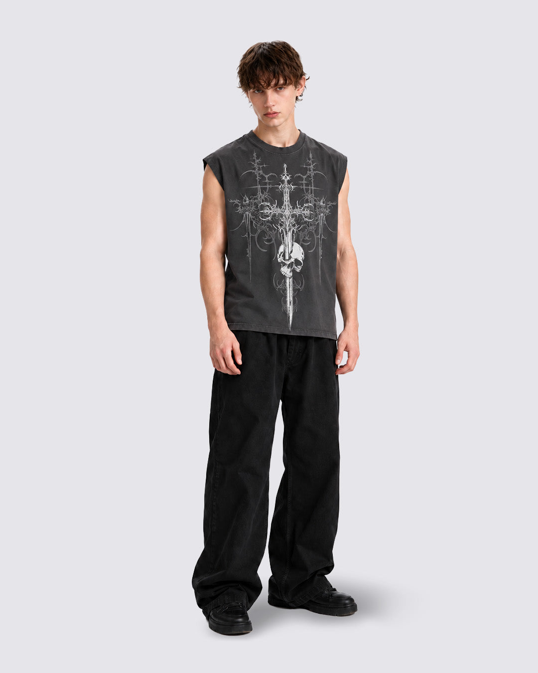 Mrityu Dark Grey Vest