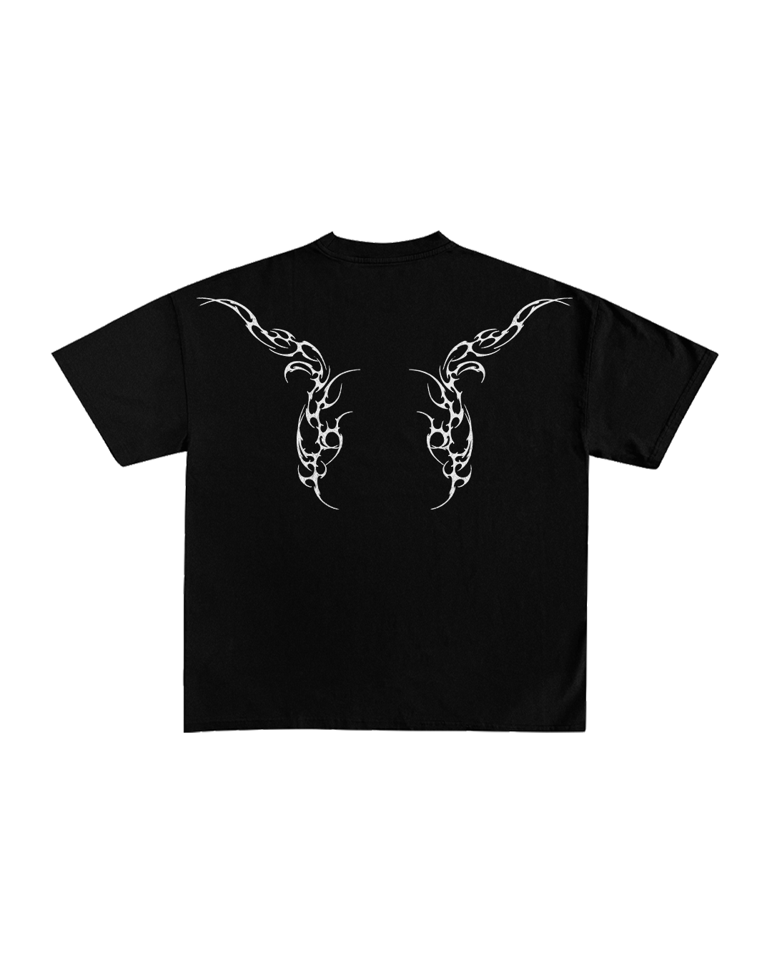 Nerve Black Boxy Oversized Tshirt