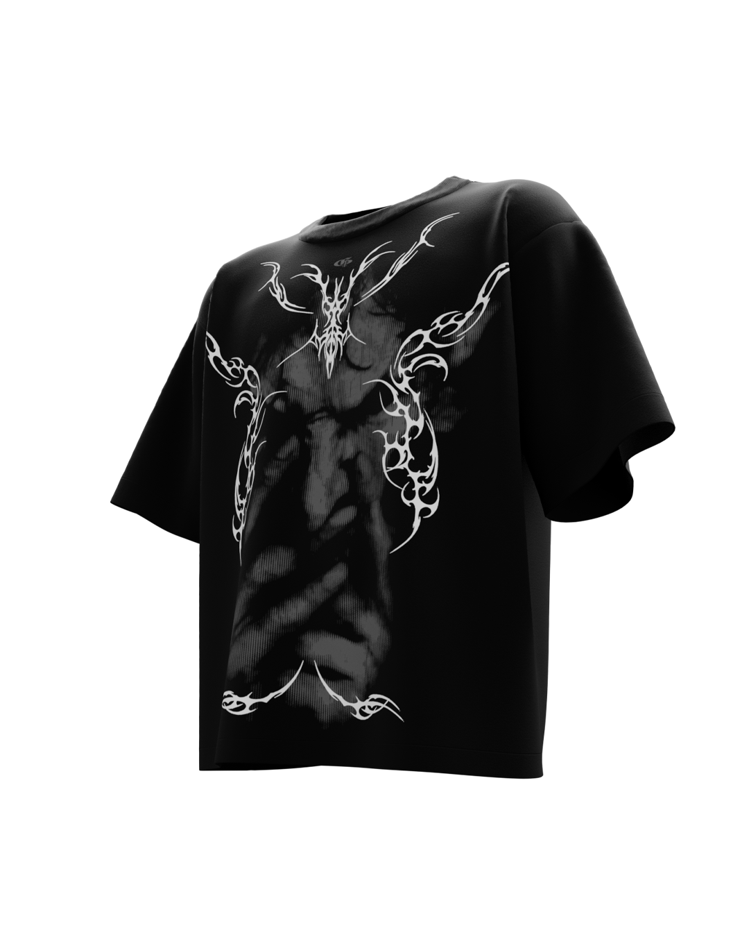 Nerve Black Boxy Oversized Tshirt