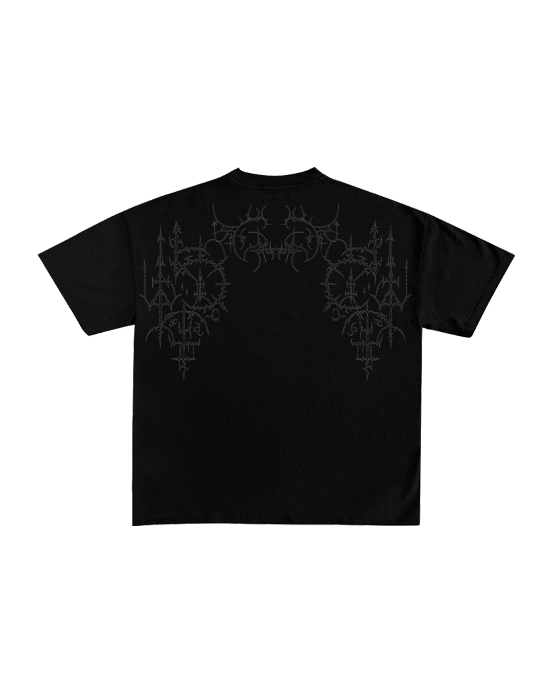 Oath Black Boxy Oversized Tshirt